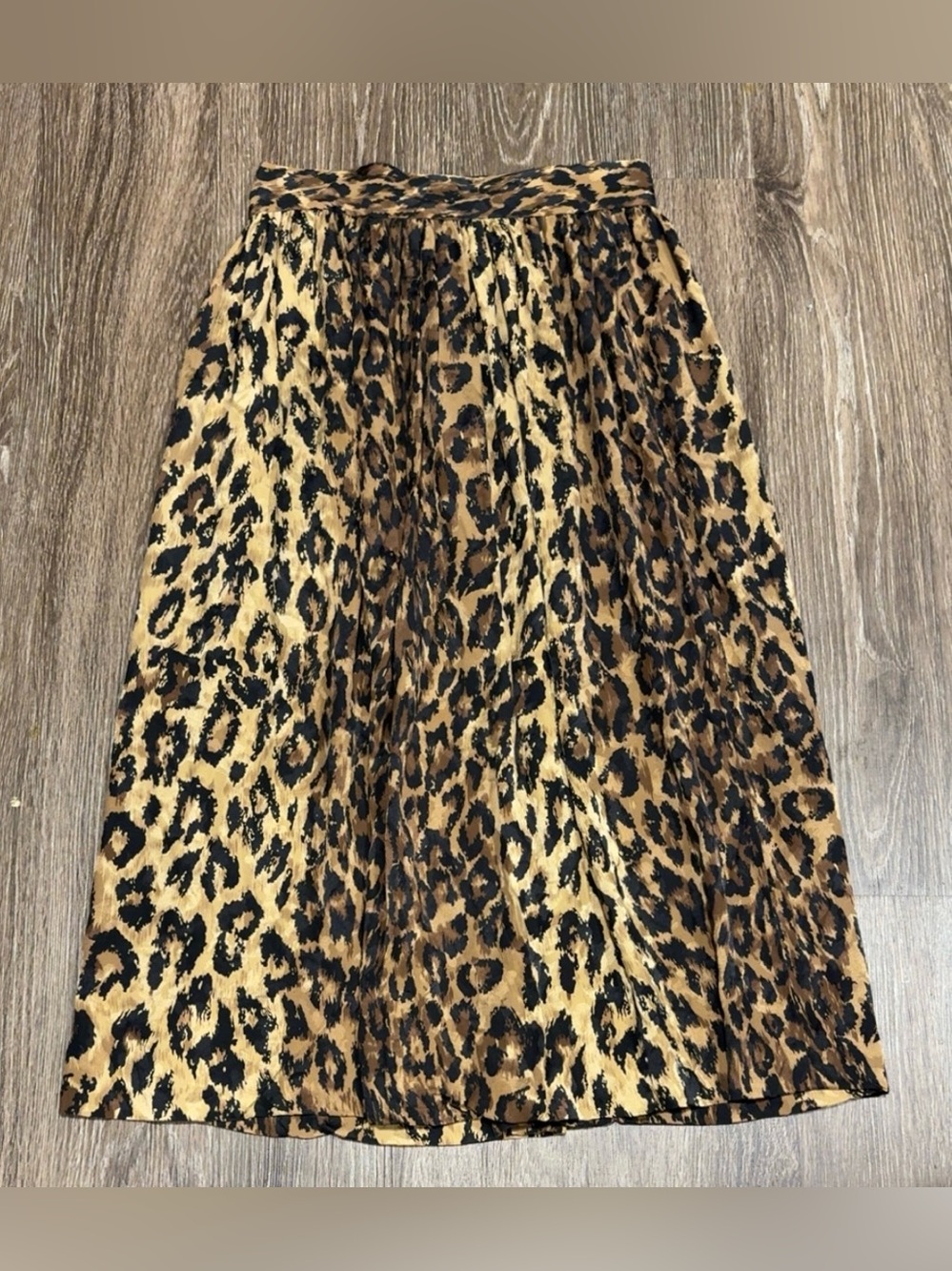 Vintage Cheetah Print Skirt Size Small